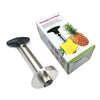 🍍 Pineapple Corer & Slicer – Stainless Steel 3-in-1 Fruit Cutter Tool
