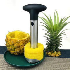🍍 Pineapple Corer & Slicer – Stainless Steel 3-in-1 Fruit Cutter Tool